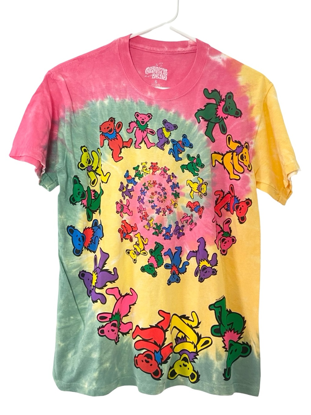 Grateful Dead Band Tee Tshirt Unisex Size Small Chest 18 x Length 25 Tie Dye